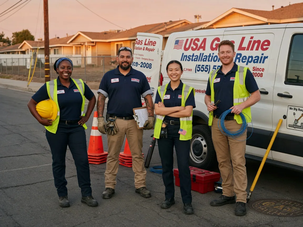 Gas Line Installation company in Sharpsburg, GA